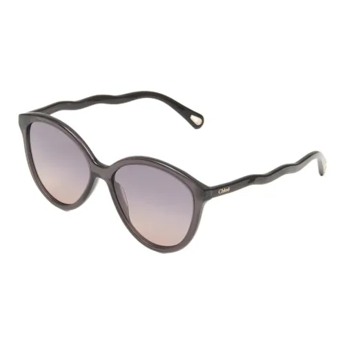 Chloe Кошачий глаз Солнцезащитные очки Женские Черный