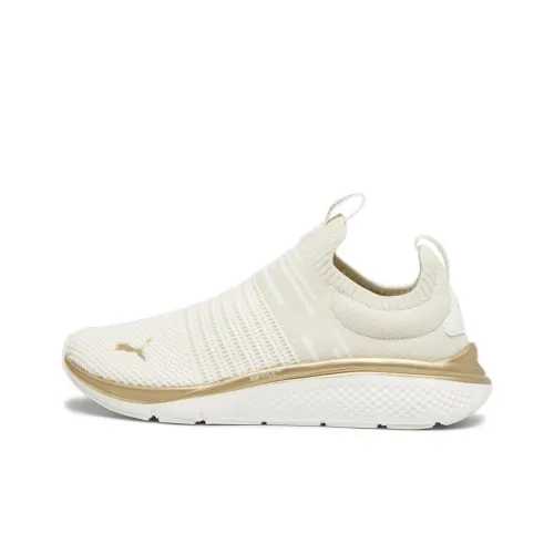 PUMA Softride Pro Echo Slip On Амортизация MID Топ Повседневная обувь Женская Белая