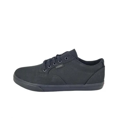 Vans Winston Low Амортизация Износостойкий Низкий Топ Скейтборд Кроссовки Женские Черный Серый