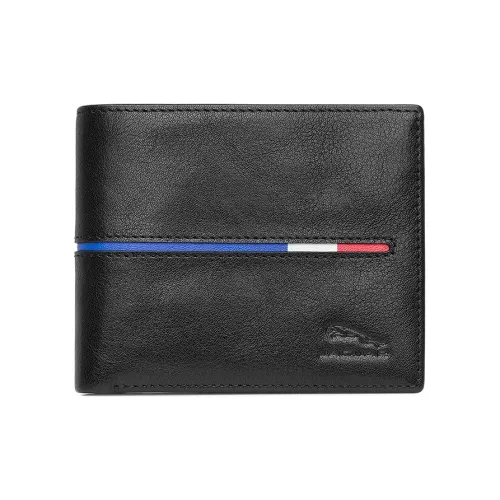 JAGUAR Кошелек из коровьей кожи зажим для чеков держатель для карт мужской черный