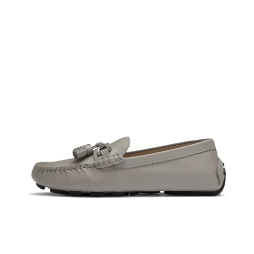 Clarks Лоферы Хаки 261781434 Женские