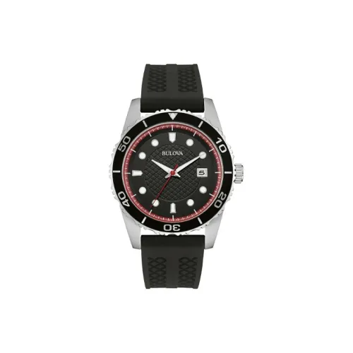 BULOVA Кварцевый механизм Мужские часы 43mm*12mm Черный