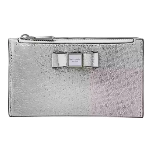 Kate Spade Кожа Кошелек Маленький Women's Silver