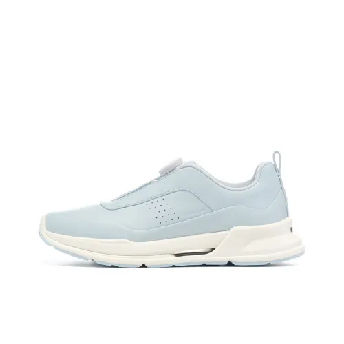 LI NING 1990 Du Xing Беговые кроссовки Низкий Топ Светлый Пуповинный Синий Женские