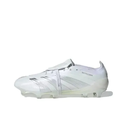 Adidas Predator 24+ FG Твердый Грунт Футбольные Бутсы Унисекс Белый Серебряный