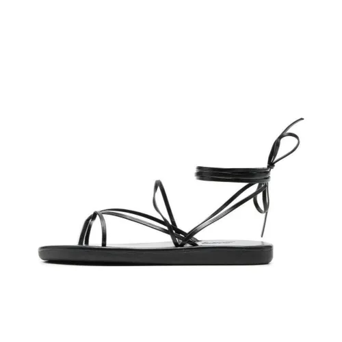 ANCIENT GREEK SANDALS один Ремень Сандалии Черные Женские