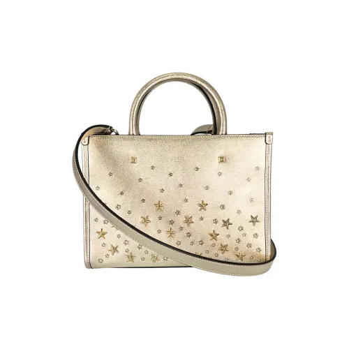 Jimmy Choo Сумка через плечо из кожи унисекс золотая