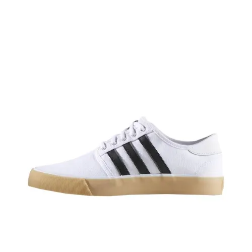 Adidas Originals Seeley Slip-Resistant Shock Absorbers Low Top Скейтборд Кроссовки Унисекс Белый Коричневый