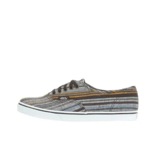 Vans Authentic Lo Pro Амортизация Износостойкие Низкие Кроссовки для Скейтбординга Унисекс Синие Коричневые