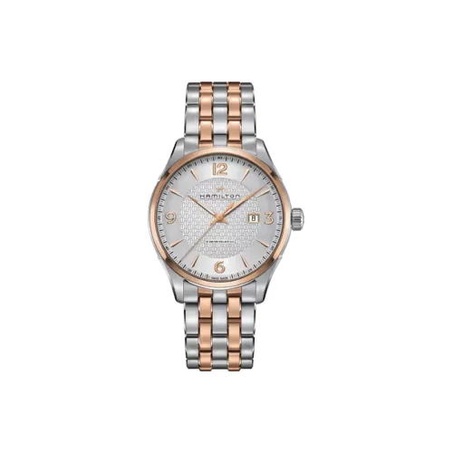 HAMILTON Автоматический Механический Механизм Унисекс Часы 44 мм Серебристый Циферблат Корпус из Нержавеющей Стали Ремешок из Нержавеющей Стали