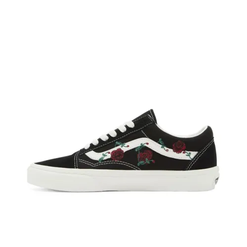 Vans Old Skool Collection Кеды Низкие Черные Белые Женские