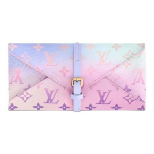 LOUIS VUITTON Металл Клатч Женский Розовый Фиолетовый