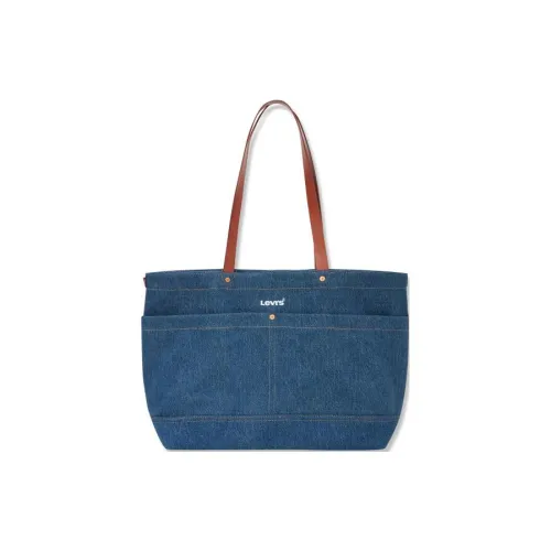 Levi's Хлопок Сумка Большая Женская Джинсовая Синяя