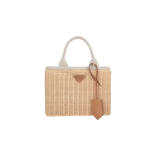 PRADA Прутья ивы Сумка Женская Бежевая