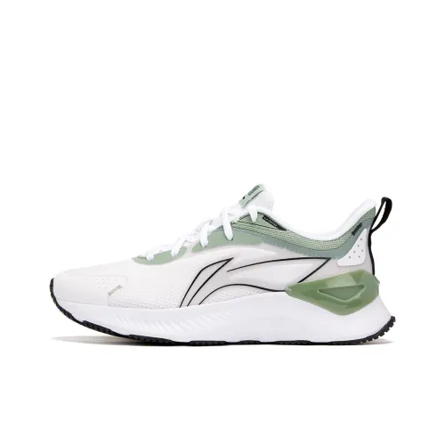 LINING YueYing 3,0 Амортизация Устойчивый к истиранию Дышащий Низкий Топ Беговые кроссовки Женские Белый Зеленый