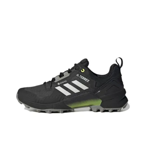 adidas Terrex Swift R3 Gore Tex Поход Противоскользящий и Дышащий Низкий Топ Походная обувь Мужская Черный Белый Зеленый