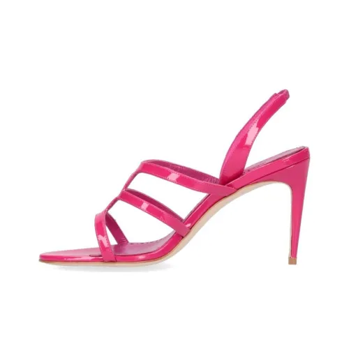 MANOLO BLAHNIK Artysa One Ремень Сандалии 8 см Женские Розово-красный