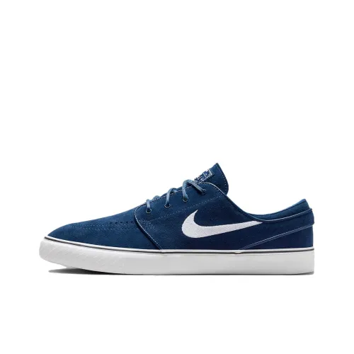 Nike SB Stefan Janoski Slip-Resistant Low-Top Скейтборд Кроссовки Мужские Синие