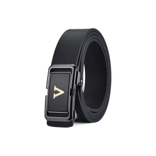 Old Man's Head Автоматическая застежка Кожаные ремни Мужской Ширина 3,3 см