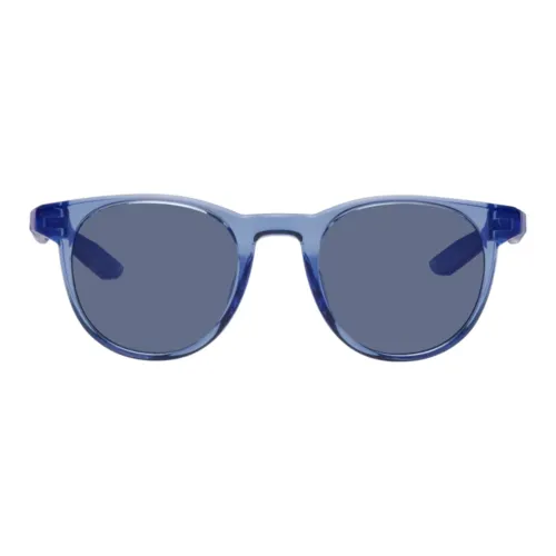 nike Ацетатная пластина Круглые Солнцезащитные очки Детские Синие