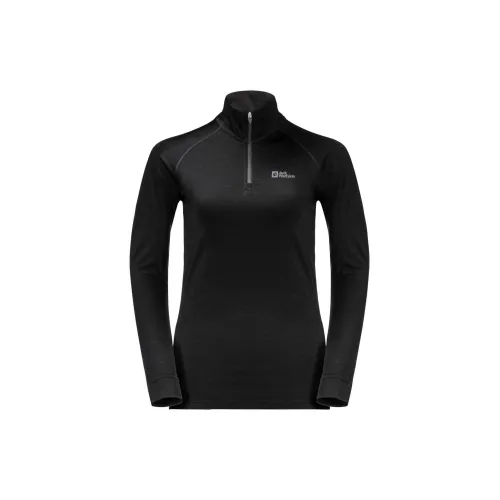 Jack Wolfskin Alpspitze Undershirt Женские Черный