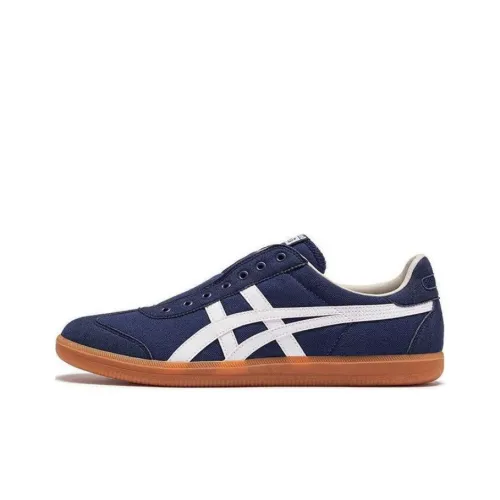 Onitsuka Tiger Tokuten Slip Resistant Abrasion-resistant Low-top Skateboard Shoes Unisex Dark Blue Onitsuka Tiger Tokuten Slip-resistant Abrasion-resistant Низкие кеды для скейтбординга Унисекс Темно-синий