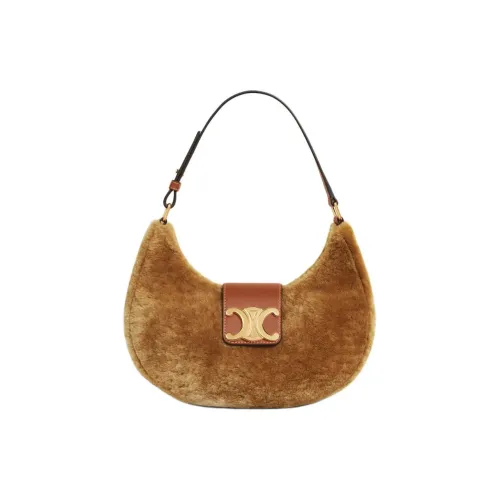 CELINE AVA Овчина Сумка Сумка через плечо Женская CAMEL