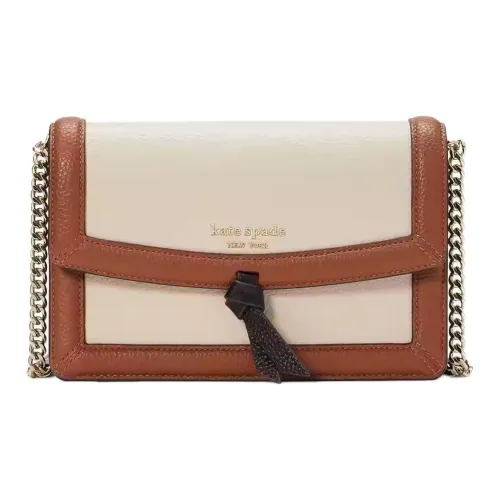 Kate Spade Knott Зернистая кожа личи кожа сумка через плечо женская торт цвет