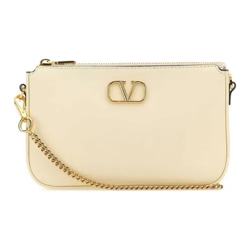 Valentino Сумка через плечо из коровьей кожи мини-сумка женская цвет слоновая кость