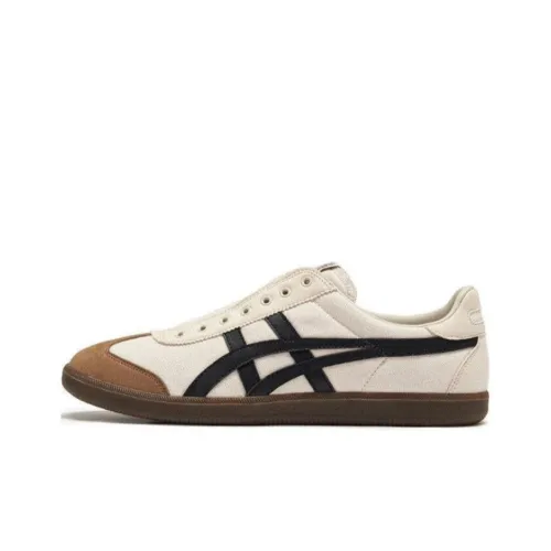 Onitsuka Tiger Tokuten Скейтборд Кроссовки Низкие Бежевые Черные Унисекс