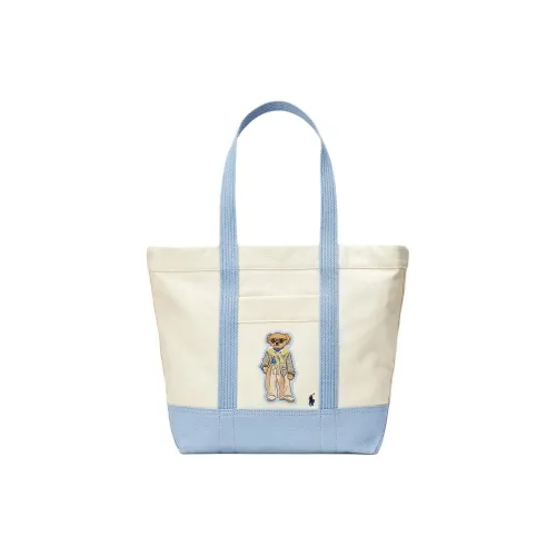 Polo Ralph Lauren Хлопок Плечевая сумка Средняя Унисекс Кремовая