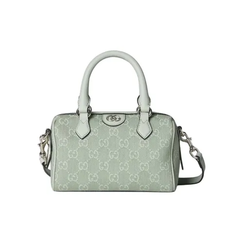GUCCI Ophidia Denim Сумка через плечо Сумка через плечо Сумка для путешествий Мини Женская Светло-зеленая