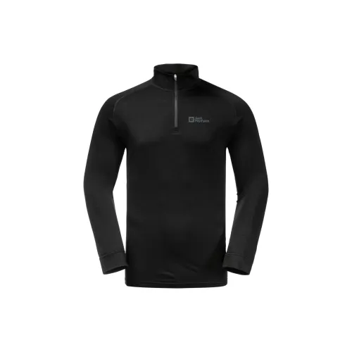 Jack Wolfskin Undershirt Мужской Черный