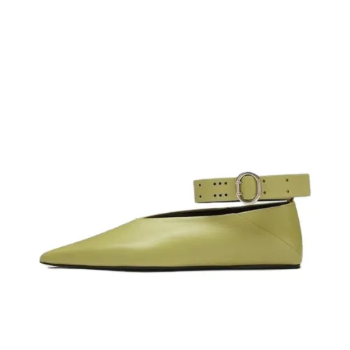 JIL SANDER Женские повседневные туфли, льняная ткань, женские