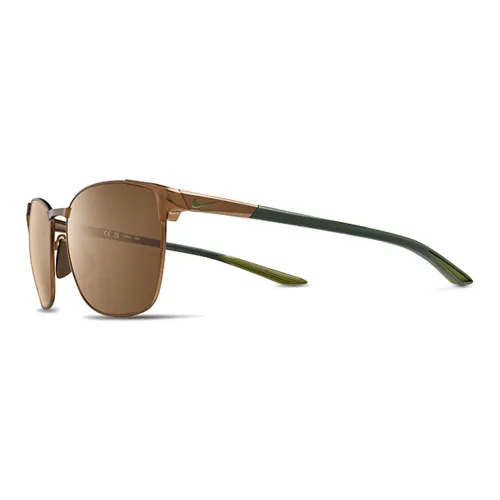 Nike Металл Нерегулярная форма Солнцезащитные очки Унисекс Коричневый