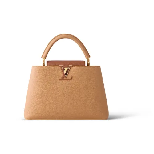 LOUIS VUITTON Capucines Taurillon Кожа Сумка через плечо Сумка Средний Женские Коричневый