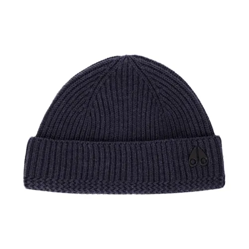 Moose Knuckles Мериносовая шерсть Шапки-бини Мужской Синий