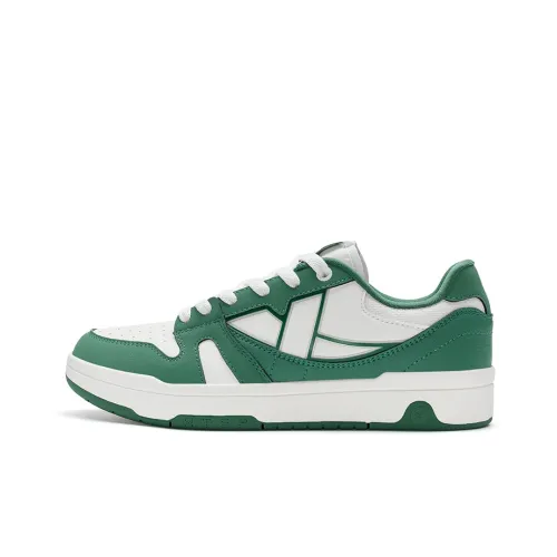 XTEP MAXX LITE Скейтборд Кроссовки Низкие Парус Белый/Deep Изумруд Зеленый Женские