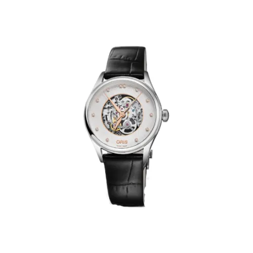 Oris Автоматический Механический Movement Женские Часы 33 мм Белый