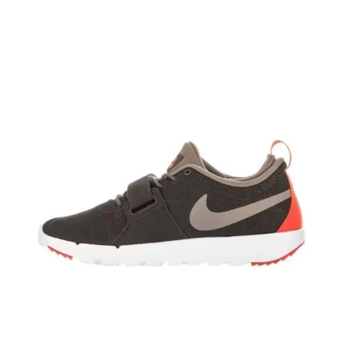 Nike Trainerendor L SB Амортизация Износостойкие Низкие Кроссовки для Бега Мужские Оранжево-Коричневые