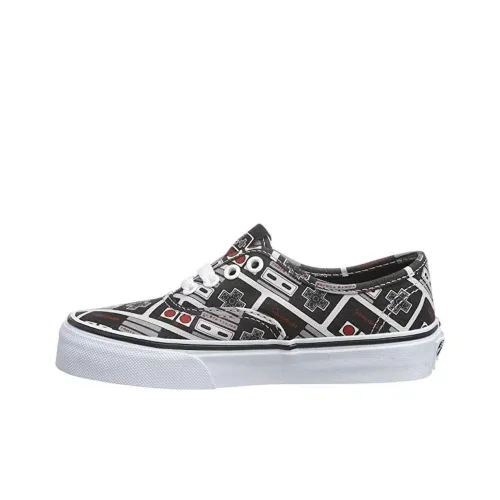 Vans Authentic Амортизация Низкие Кроссовки для Скейтбординга Унисекс Черный Серый