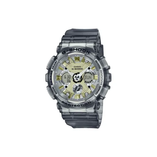 CASIO Кварцевый механизм Смольный ремешок Часы унисекс Серебристый циферблат