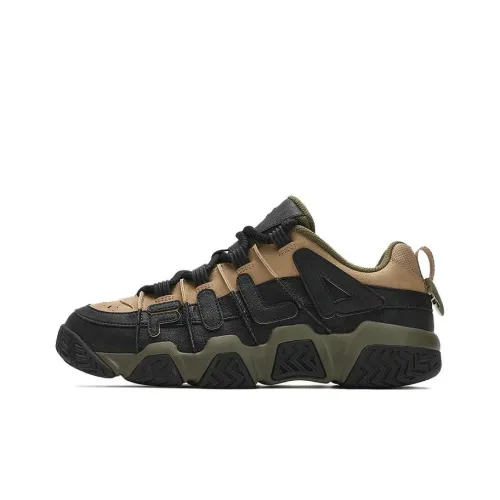 FILA FUSION Баскетбольные кроссовки Low Топ Черный Коричневый Мужской