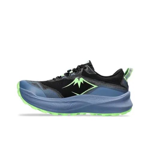 Asics Gel Trabuco Max 3 Low Топ Беговые кроссовки Мужские Черные Синие