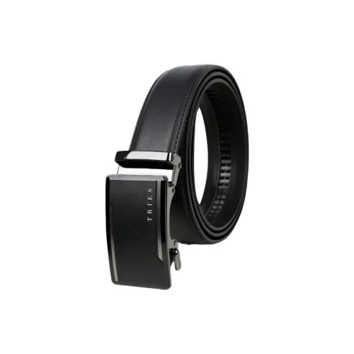 Wit TRIES Коровья кожа Автоматическая застежка Ремень Для бизнеса Кожаные ремни Мужской Ширина 3,5 см