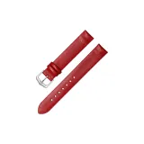 Красный, серебряный, шпилька - натуральная кожа, без швов