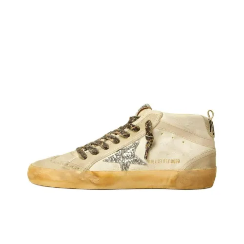 Golden Goose Mid Star Low Топ Скейтборд Кроссовки Женские Коричневый