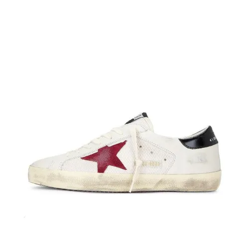 Golden Goose Супер Звезда Low Топ Скейтборд Кроссовки Мужские Белые