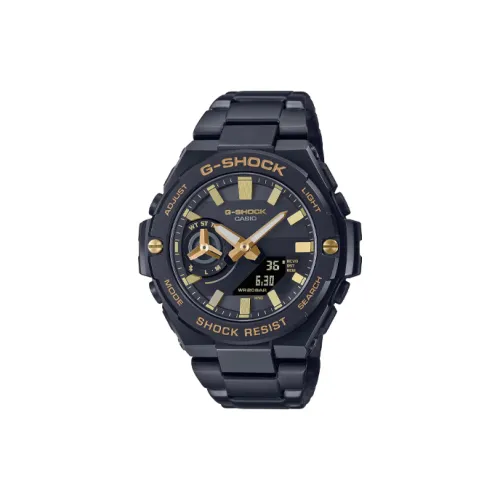 CASIO Кварцевый механизм нержавеющая сталь ремешок часы 46,6*48,9*12,8 мм мужские часы черный циферблат