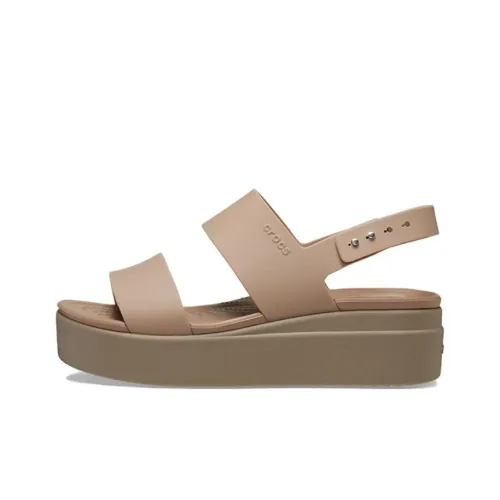 Crocs One Ремень Сандалии Женские Светлый хаки